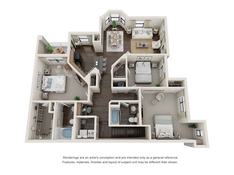 Sladestone | C2 Upper | Three Bed | Two Bath